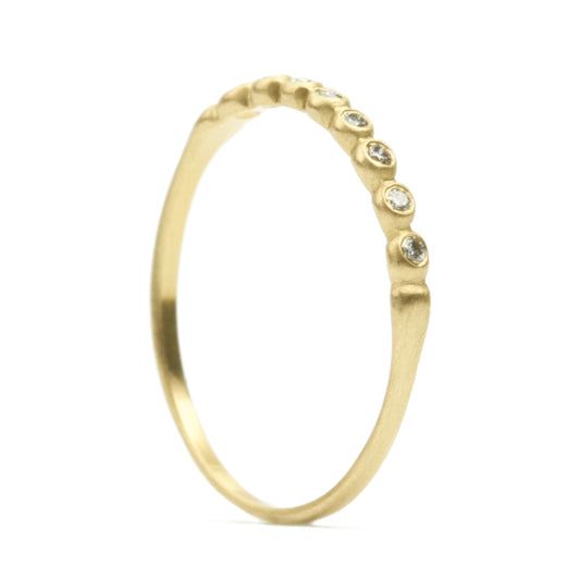 Porch Skimmer Band with 1.25 mm diamonds, side view