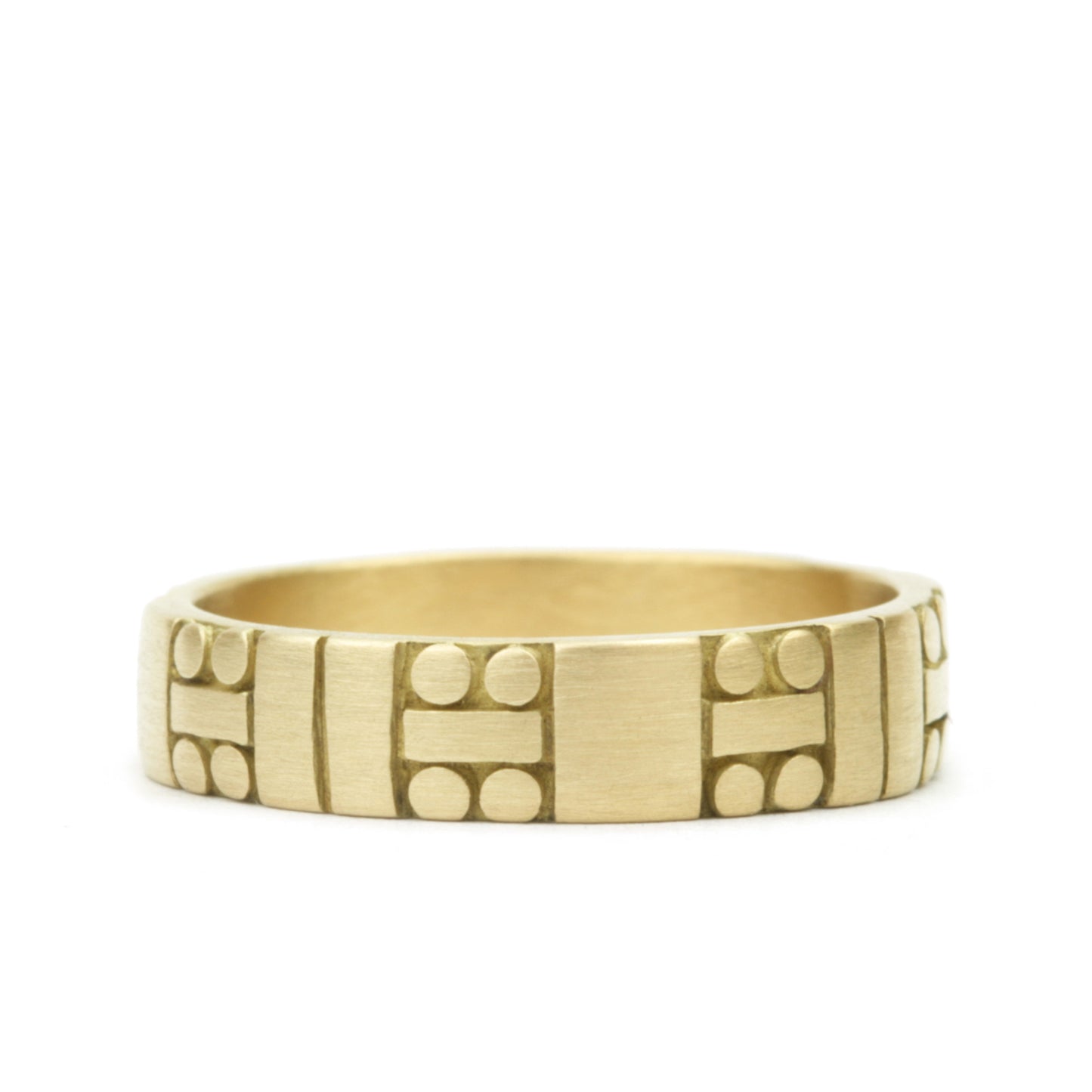 Code Band 4.5 mm in 18K yellow gold
