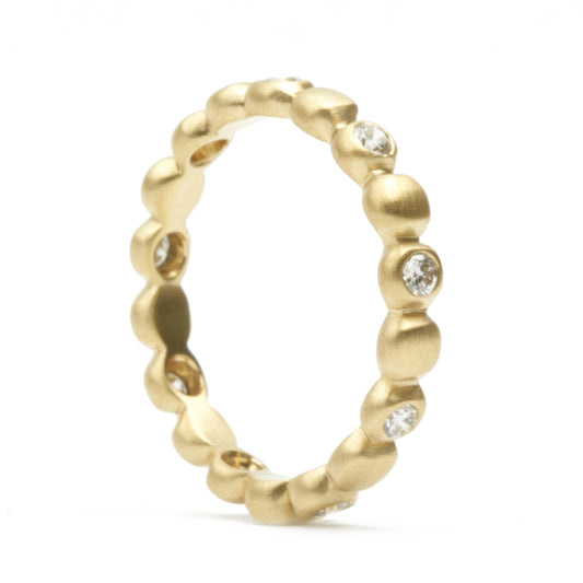 Porch Band with alternating 2 mm diamonds, side view