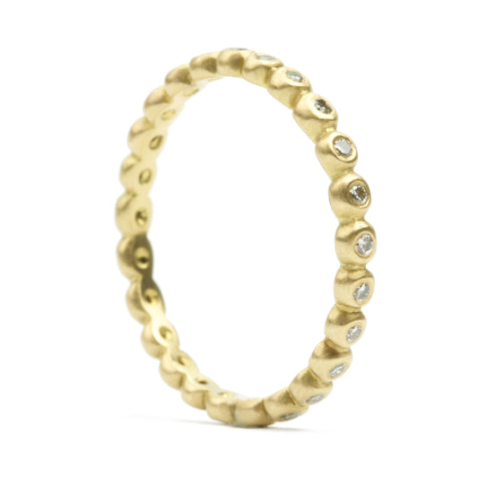 Porch Band with 1.25 mm diamonds, side view