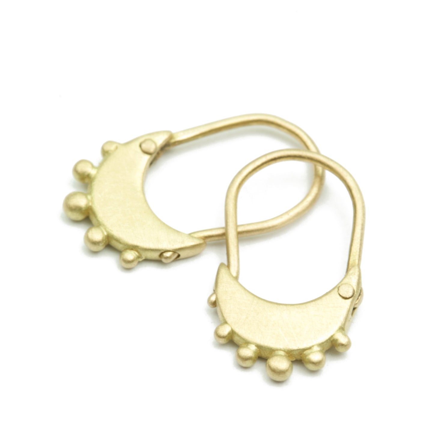 Zoe Hoop Earrings with granulation