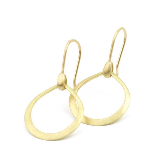 Dakri Hoop Small earrings, side view