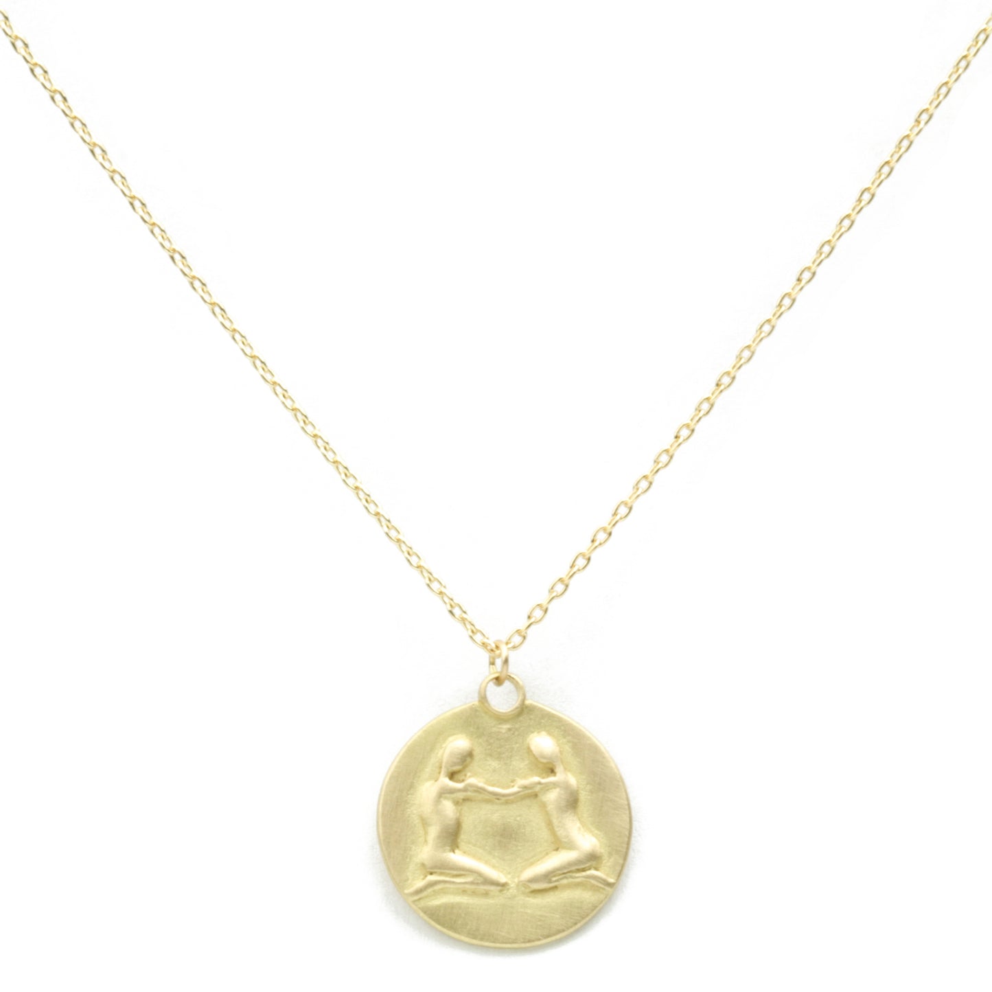 Gemini Medal on cable chain