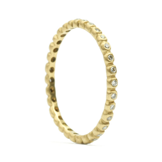 Porch Band with 1 mm diamonds, side view