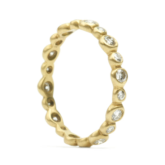 Orpheus Band small with diamonds, side view