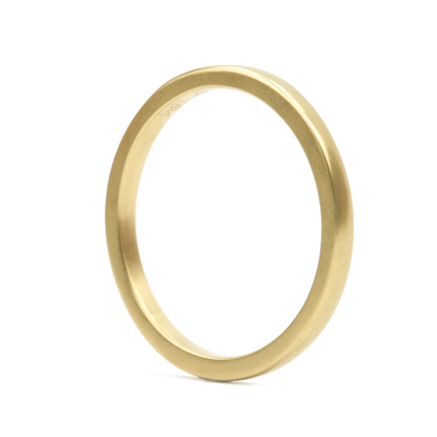 Square Plain Band 2 mm, side view