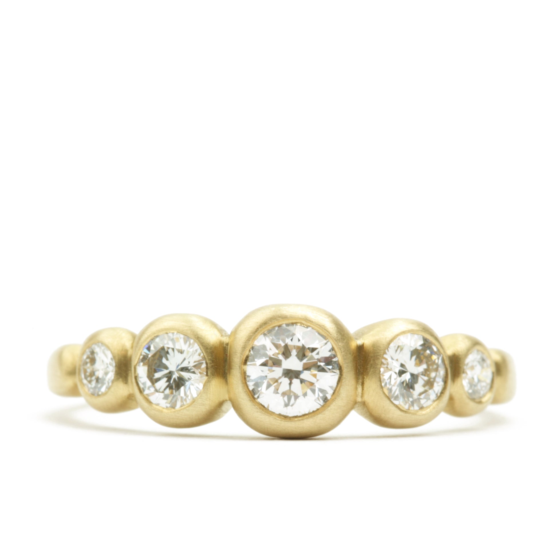 Kima Ring with diamonds, 25 point center stone
