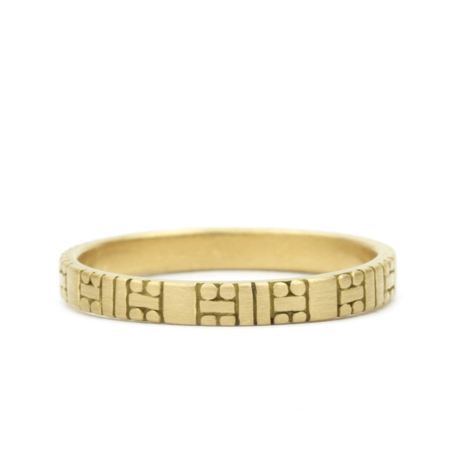 Code Band 2.75 mm, in 18K yellow gold