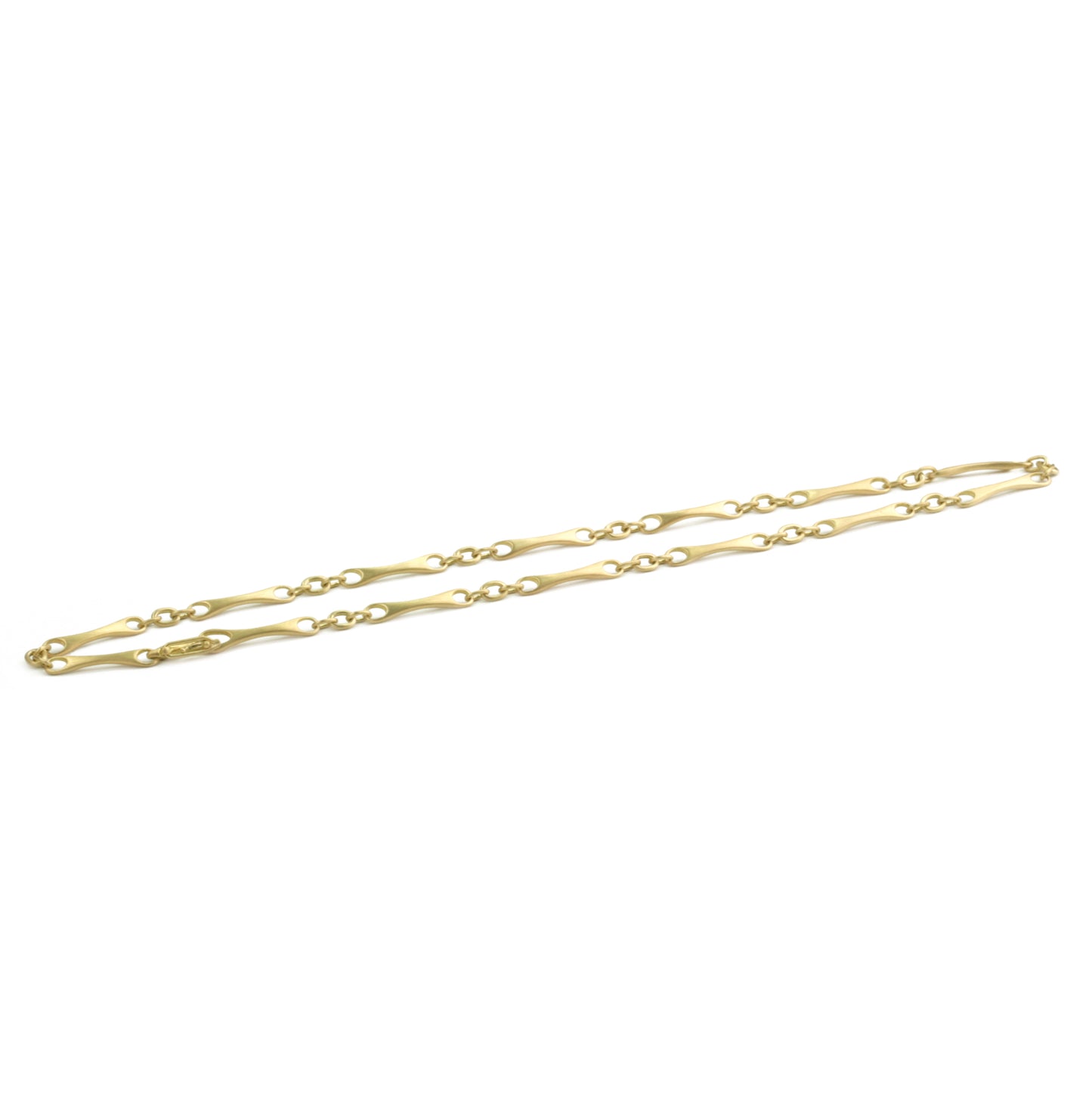 City Bar Link Necklace Small, straight