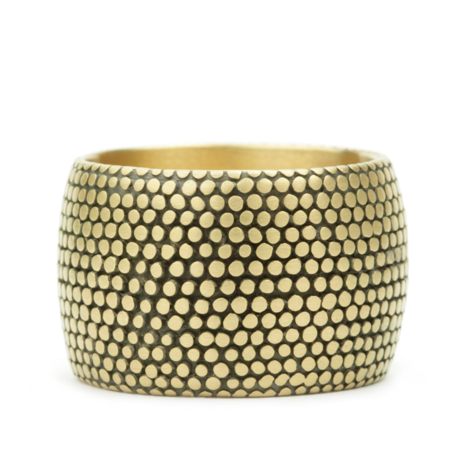 Marian Maurer Dot Band 14.6 mm 18K Gold Ring